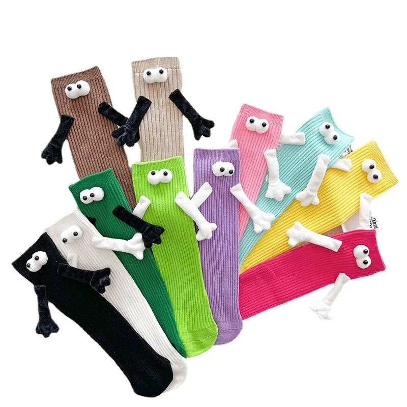 Unisex Magnetic Doll Socks – Solid Colors for Comfort & Style